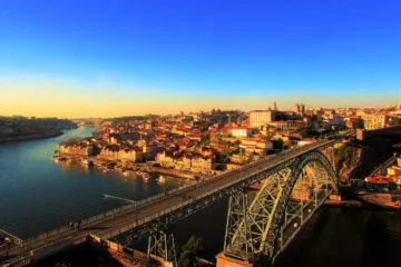 miradouro da serra do pilar sobre o porto