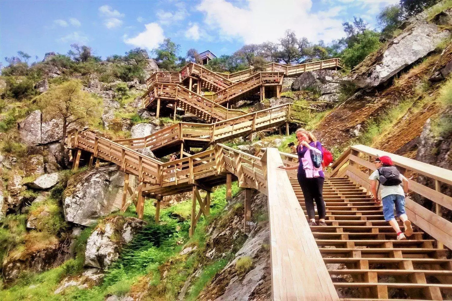 Os passadiços de paiva